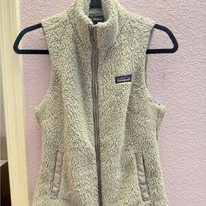 Patagonia Women's Light Gray Sherpa Vest